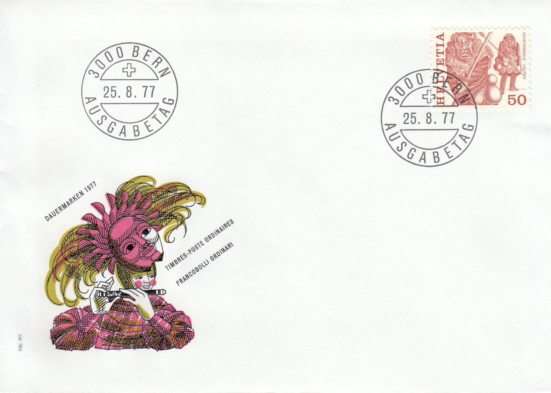 Tutti i francobolli: 1977 Volksbräuche 9 FDC – Usato da Spreitenbach venduto da Mustang_1105 5