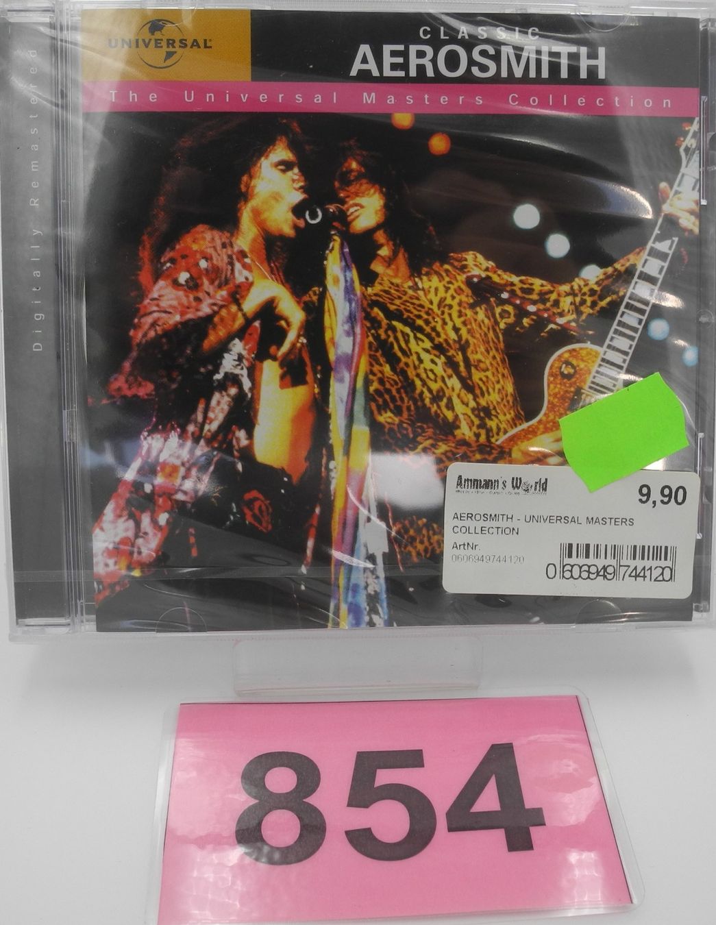 CD: CD Aerosmith "Universal Masters Collection", Nr. 854 – Nuovo e nell'imballaggio originale da Kottwil venduto da Crazyrolf