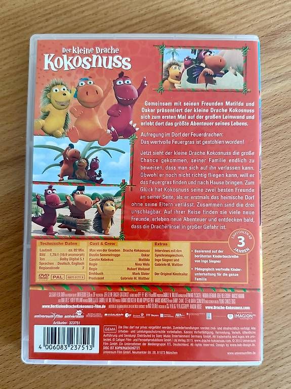 Tutti i DVDs: DVD - Der kleine Drache Kokosnuss – Usato da Gersau venduto da walin_6442 2