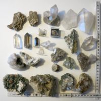 Hübsches und vielfältiges Lot Mineralien Schweiz