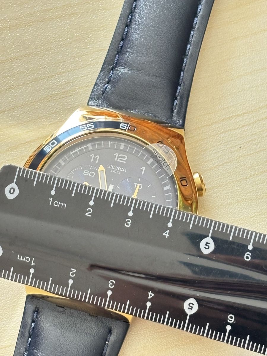 Swatch Orologi: Swatch Irony Chronograph goldfarben blau – Nuovo (secondo la descrizione) da Grenchen venduto da chththl 2