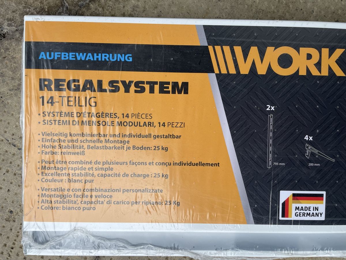 Regale: Neues WORKZONE Regalsystem, 14-teilig, vielseitig! – Neu und originalverpackt aus Matten(St.Stephan) von hjkl000 1