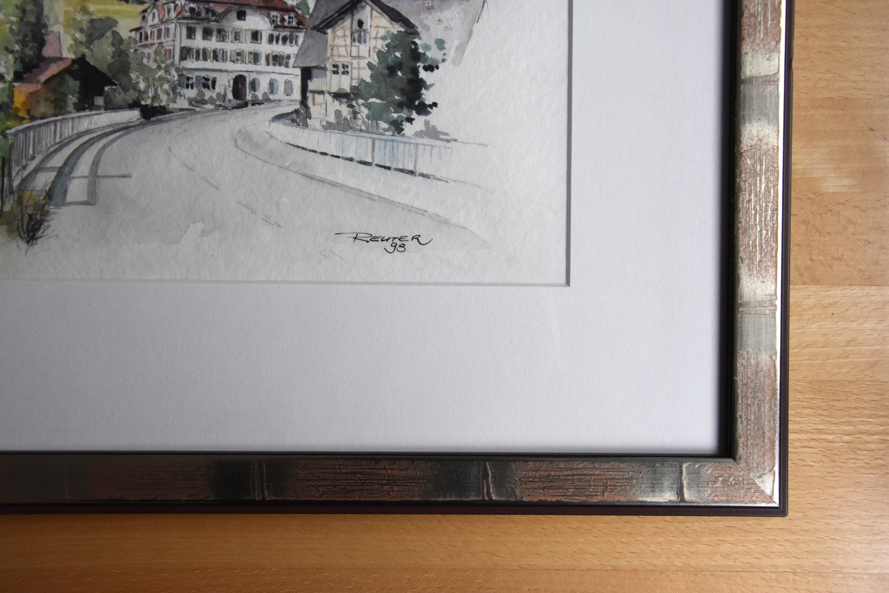 Dipinti: Oberglatt bei Flawil, Original Aquarell – Nuovo (secondo la descrizione) da Wittenbach venduto da Flic46 2