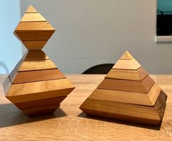 Designklassiker Holz Puzzle Würfel Diamant