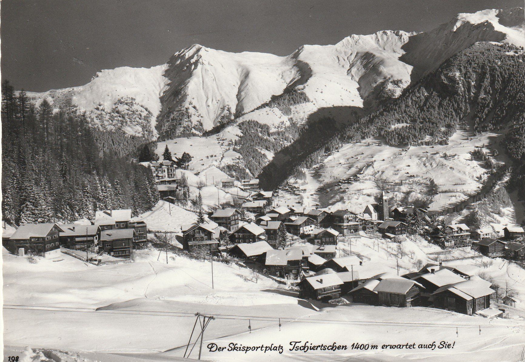 Cartes postales: Tschiertschen im Winter – D'occasion à Rorschacherberg par fratovi2