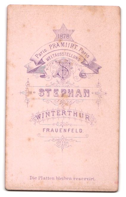 Fotografie &  Plakate: Fotografie F. Stephan, Winterthur, Junge – Gebraucht aus Berlin von bartko-reher 1