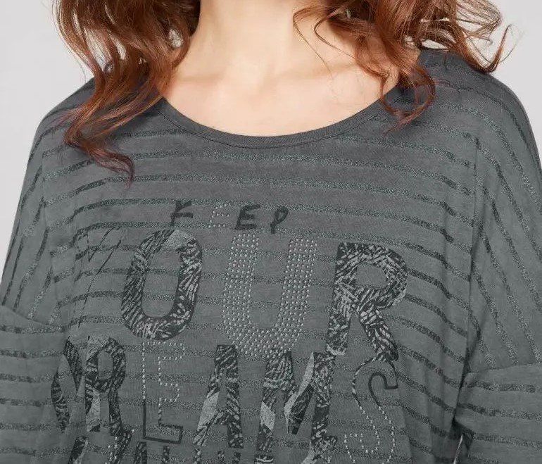 Camp David Maglioni & Felpe: SOCCX Sweat Shirt Pulli Pullover mit Glitzerstreifen XXL 44 – Nuovo e nell'imballaggio originale da Suhr venduto da OhLola 6