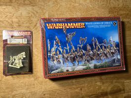 WARHAMMER FANTASY Hochelfen Weisse Löwen & Held Korhil Set