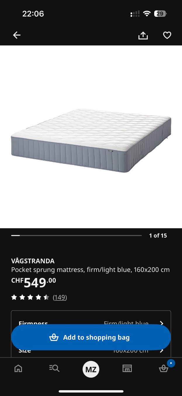 Ikea Letti: Stylish Double Bed with Storage – Usato da Basel venduto da mai_hw2r 2