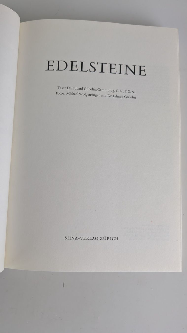 Libri: Edelsteine, eine Sammlung für Kenner, Top – Usato da Zürich venduto da axolottchen 5
