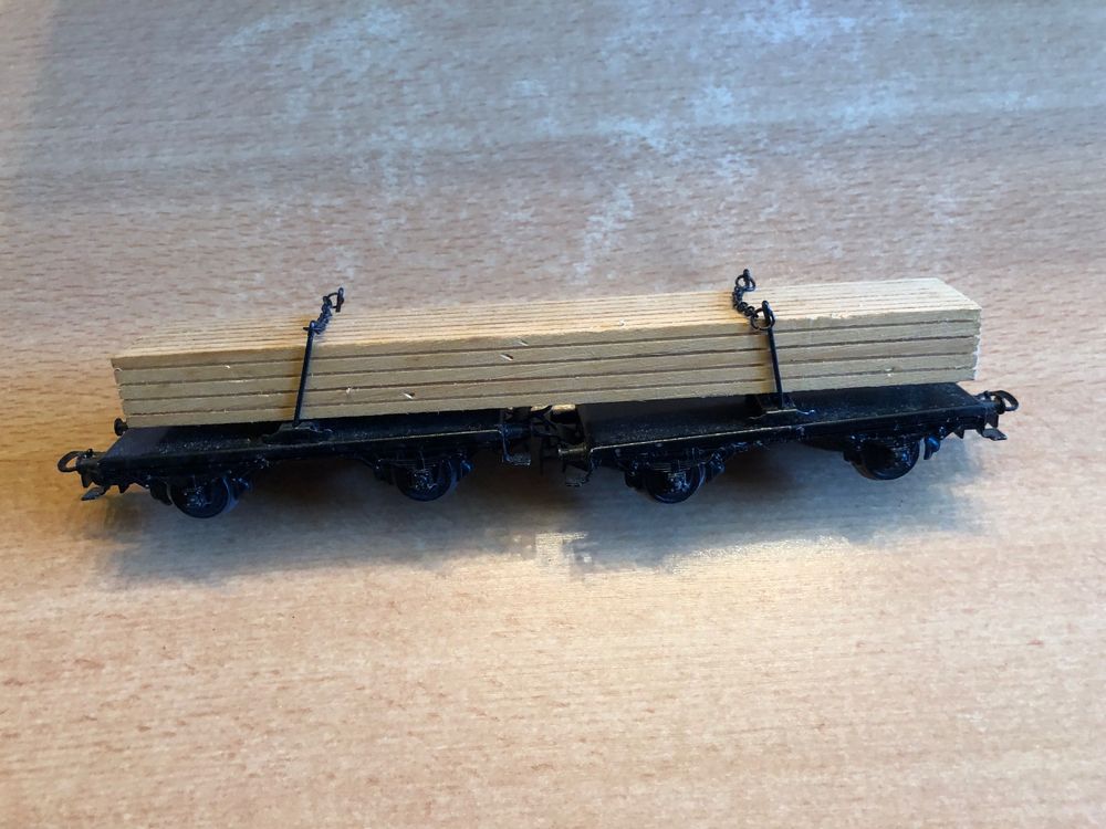 Märklin Güterwagen Langholzwagen HO 4665 (R5) (Gebraucht) in Luzern für
