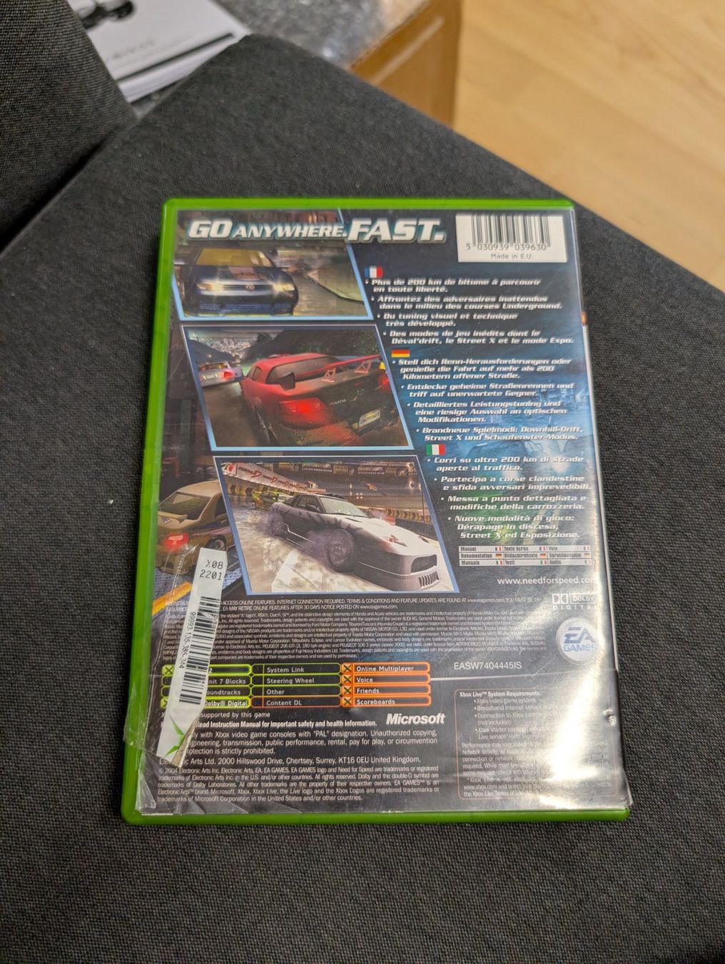 Spiele: Need for speed underground 2 xbox – Gebraucht aus Giubiasco von Ticinerd 1
