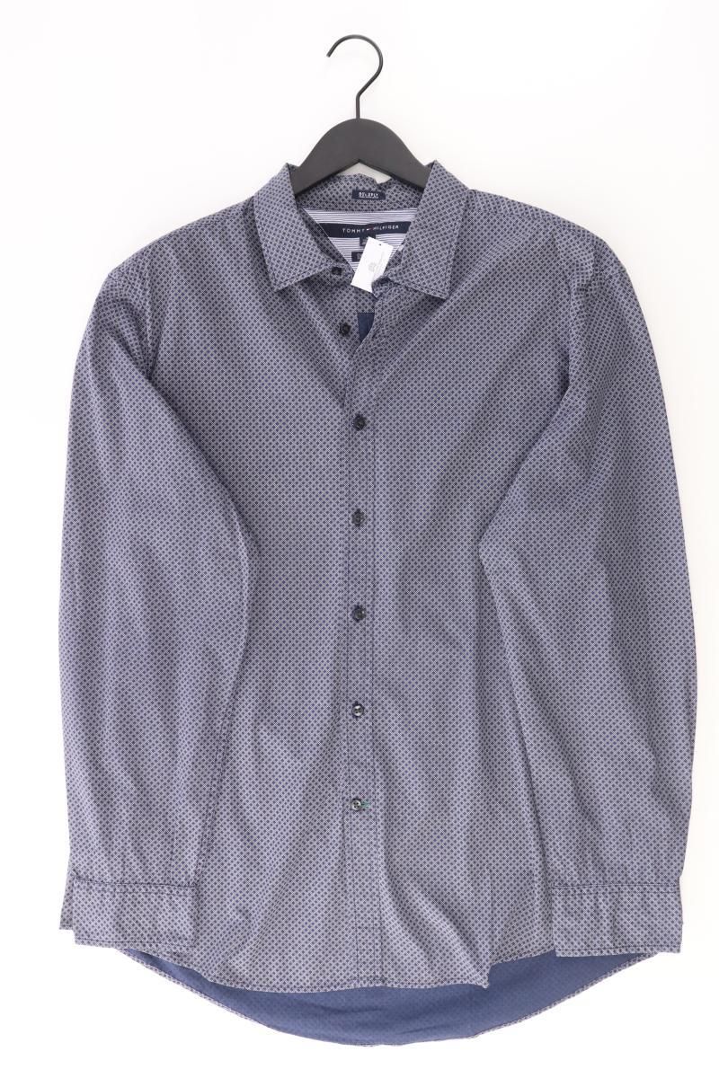 Camicie: Tommy Hilfiger Langarmhemd Gr. XL blau – Usato da Neustadt an der Waldnaab venduto da SecondLifeFashion