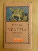 Venezia Stadtkarte mit Strassen Register vom 1932
