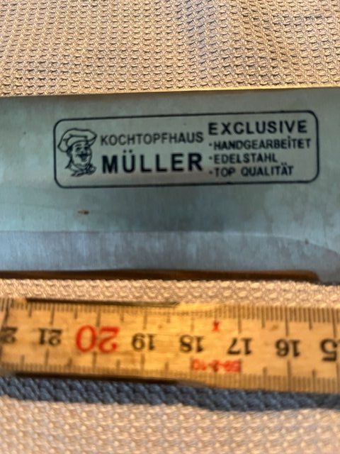 Küchenmesser: Messer Marke Kochtopfhaus Müller    328gr – Neu (gemäss Beschreibung) aus Altbüron von Februar26 1