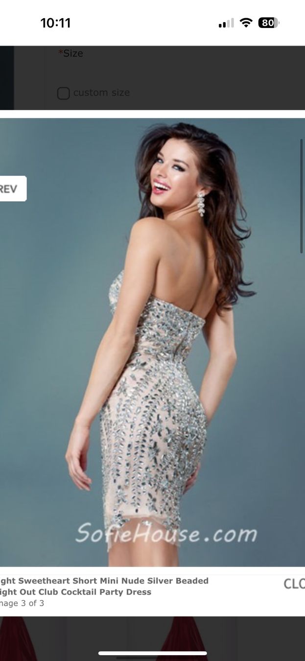 Vestiti: Abendkleid kurz – Usato da Perlen venduto da H.Spa 4