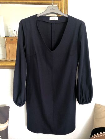 ISABELL LOPÈZ SOMMERKLEID, GR. 40, DUNKELBLAU, BEQUEM