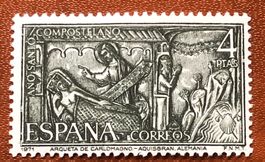 Briefmarken aus Spanien Heiliges Jahr von Compostela