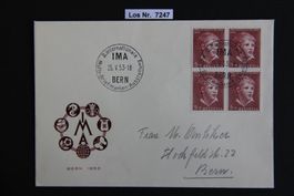 PJ 1953 Brief mit sauberem Sonderstempel            Los 7247