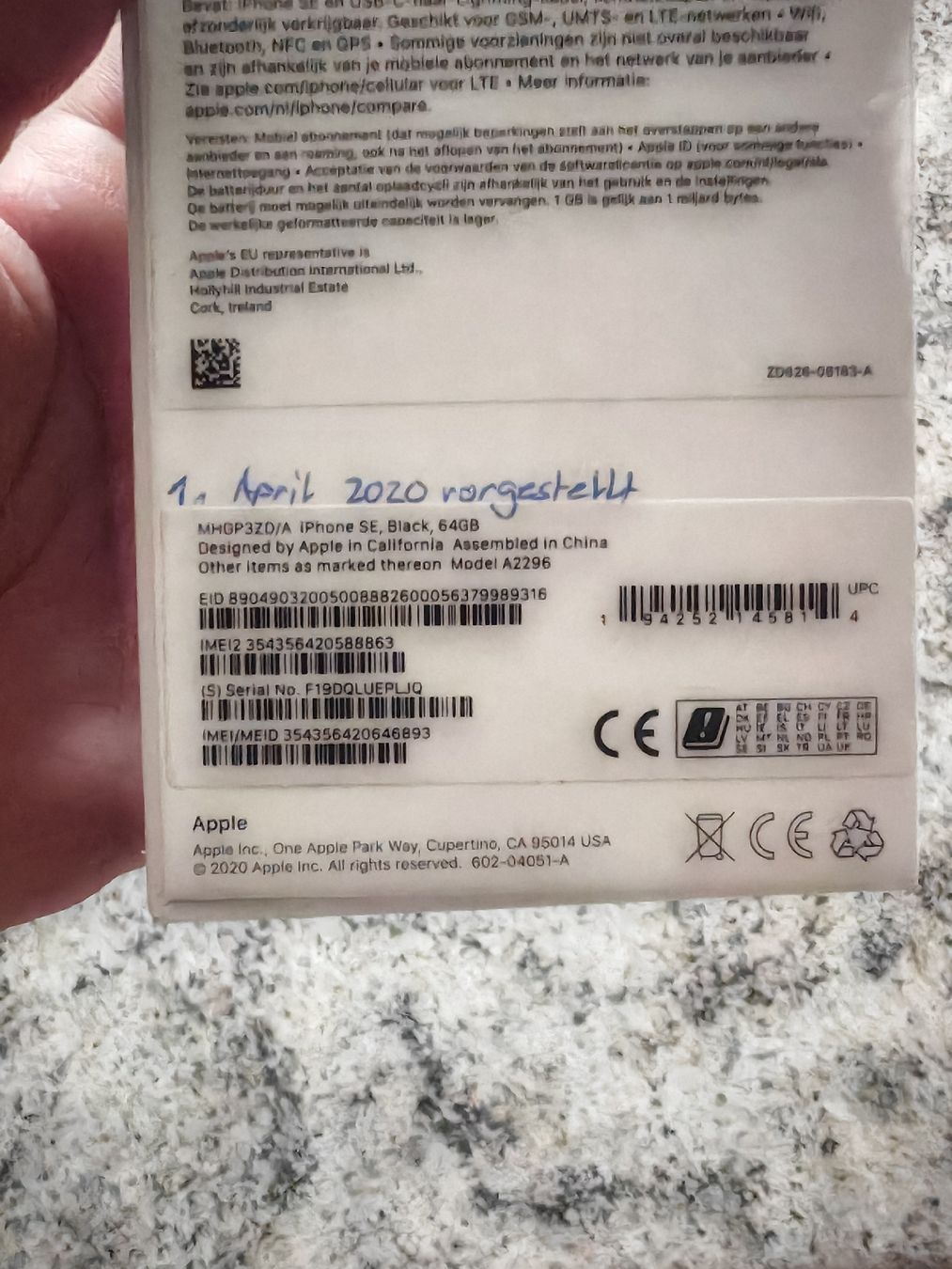 Apple Telefoni cellulari / Smartphones: IPhone SE 64 GB 2020 NEU – Nuovo e nell'imballaggio originale da Leimiswil venduto da Puschi23 1