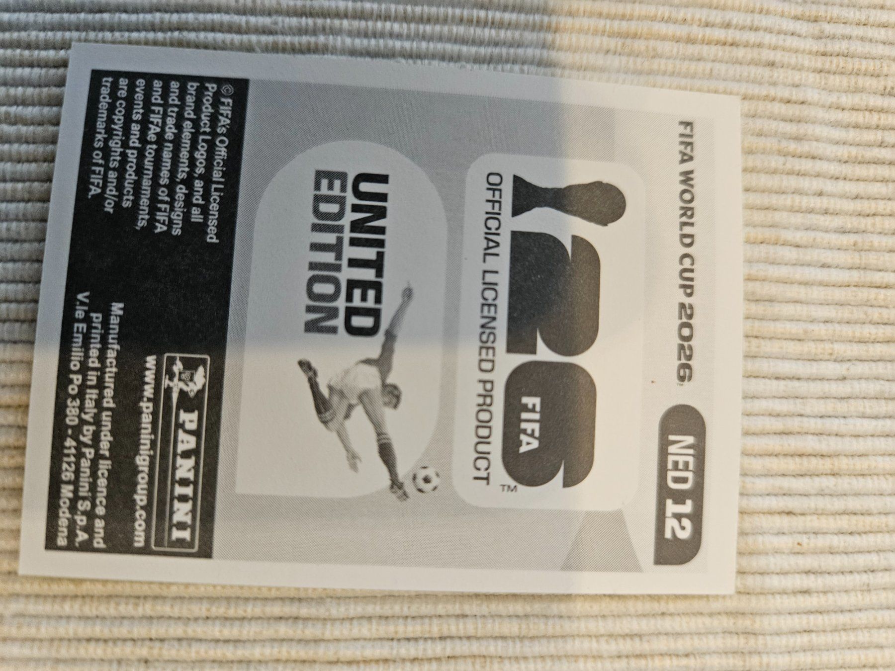 Panini Sammelbilder & Trading cards: Ned12 – Gebraucht aus Würenlingen von Dinli 1