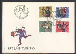 1990, FDC, Pro Juventute