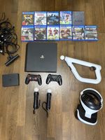 PlayStation 4 Pro mit viel Zubehör – VR-Set & Spiele