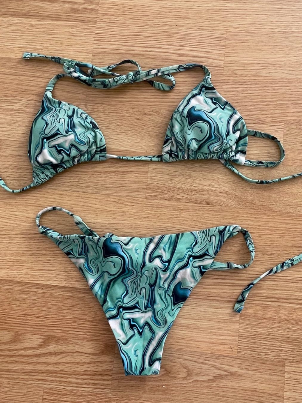 Badekleider & Bikinis: Bikini Subdued türkis – Gebraucht aus Luzern von ver_q2pg