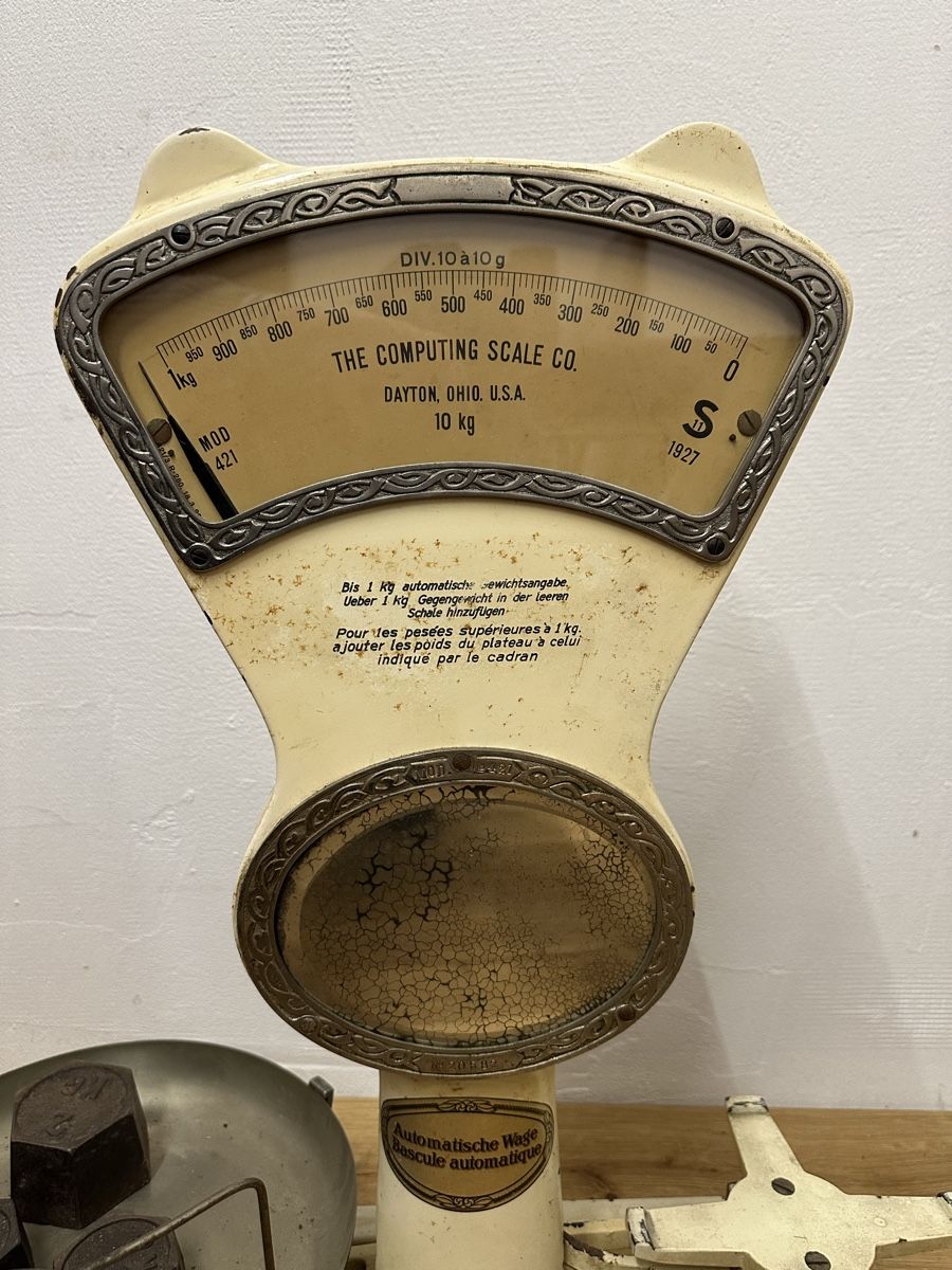 Bilance e pesi: Antike Dayton Waage, Modell 421, 1927 – Usato da Ruswil venduto da Schoggimuus 4