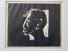 Max Brunner Lithographie – Alter Mann – 1/6