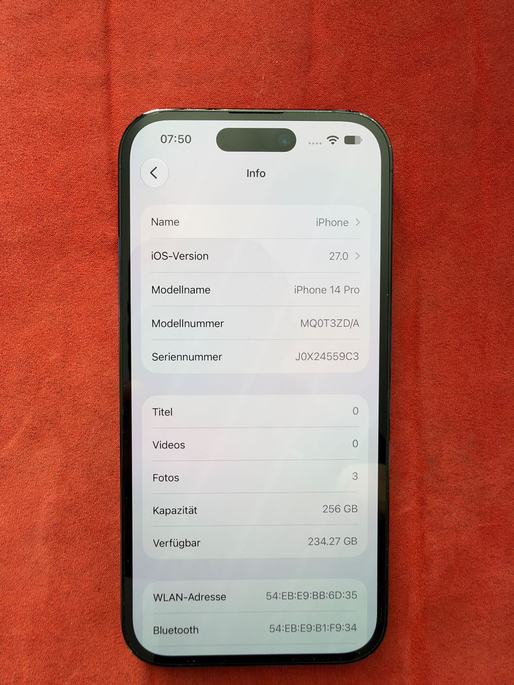 Apple Telefoni cellulari / Smartphones: iPhone 14 Pro 256 GB - Space Black – Usato da Uster venduto da electrayoga 4