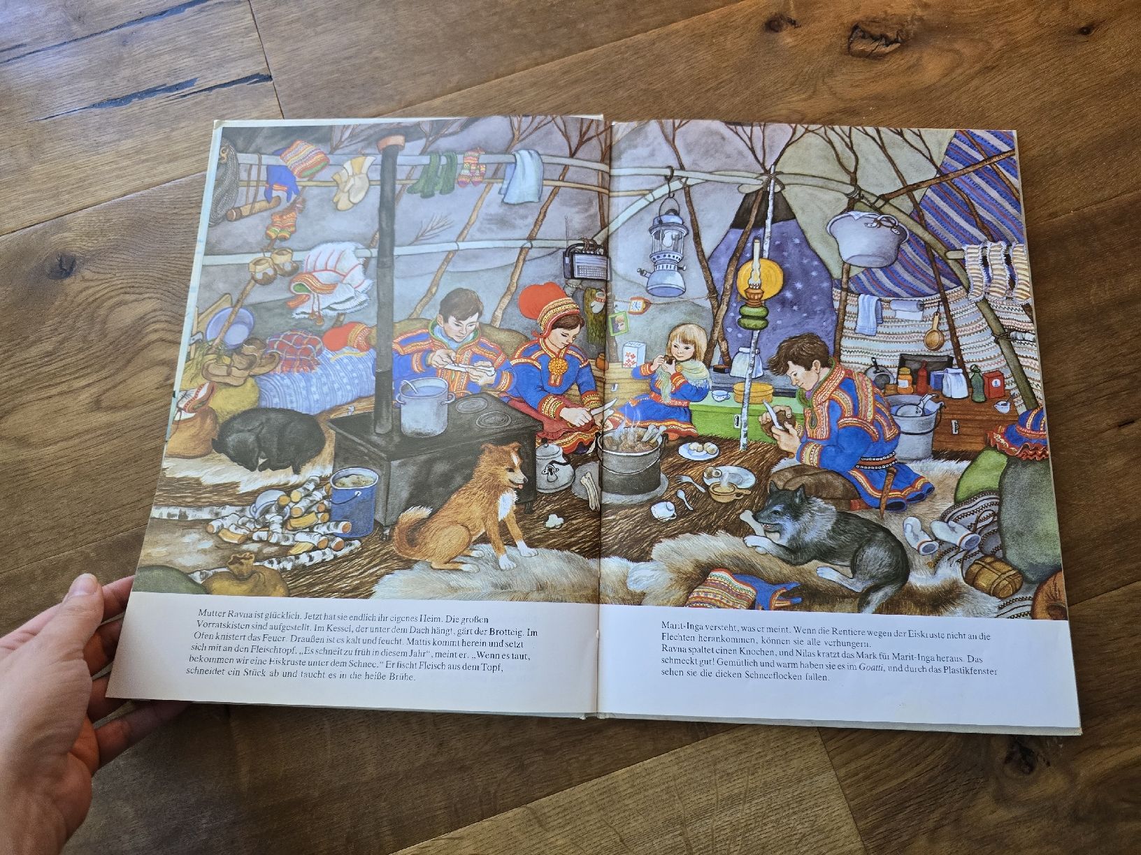 Libri: Winterliches Kinderbuch: Bei uns in Lappland, – Usato da Wittenbach venduto da Tigerlili 2