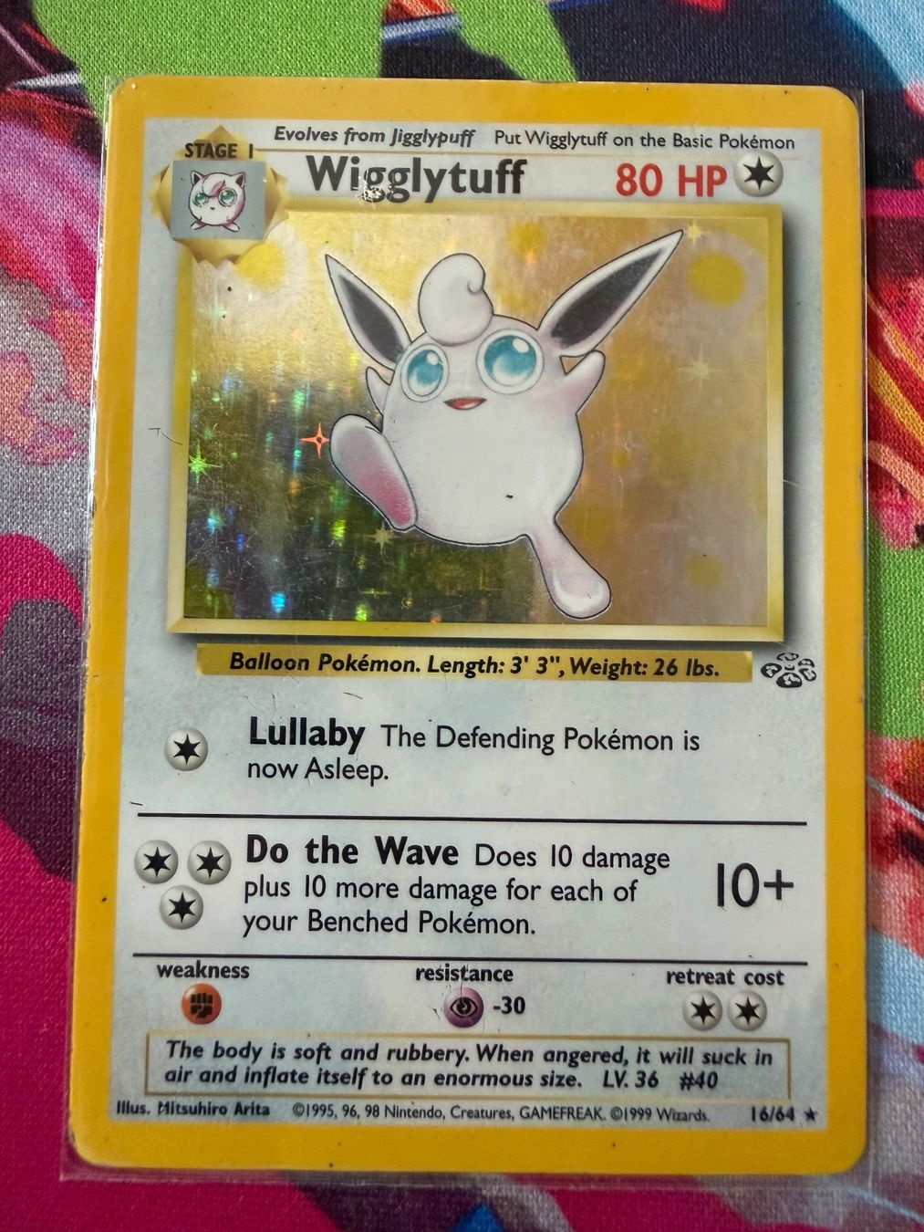 Pokémon Sammelbilder & Trading cards: Pokémon Wigglytuff Holo 16/64 – Gebraucht aus Beggingen von Rafnex6 2