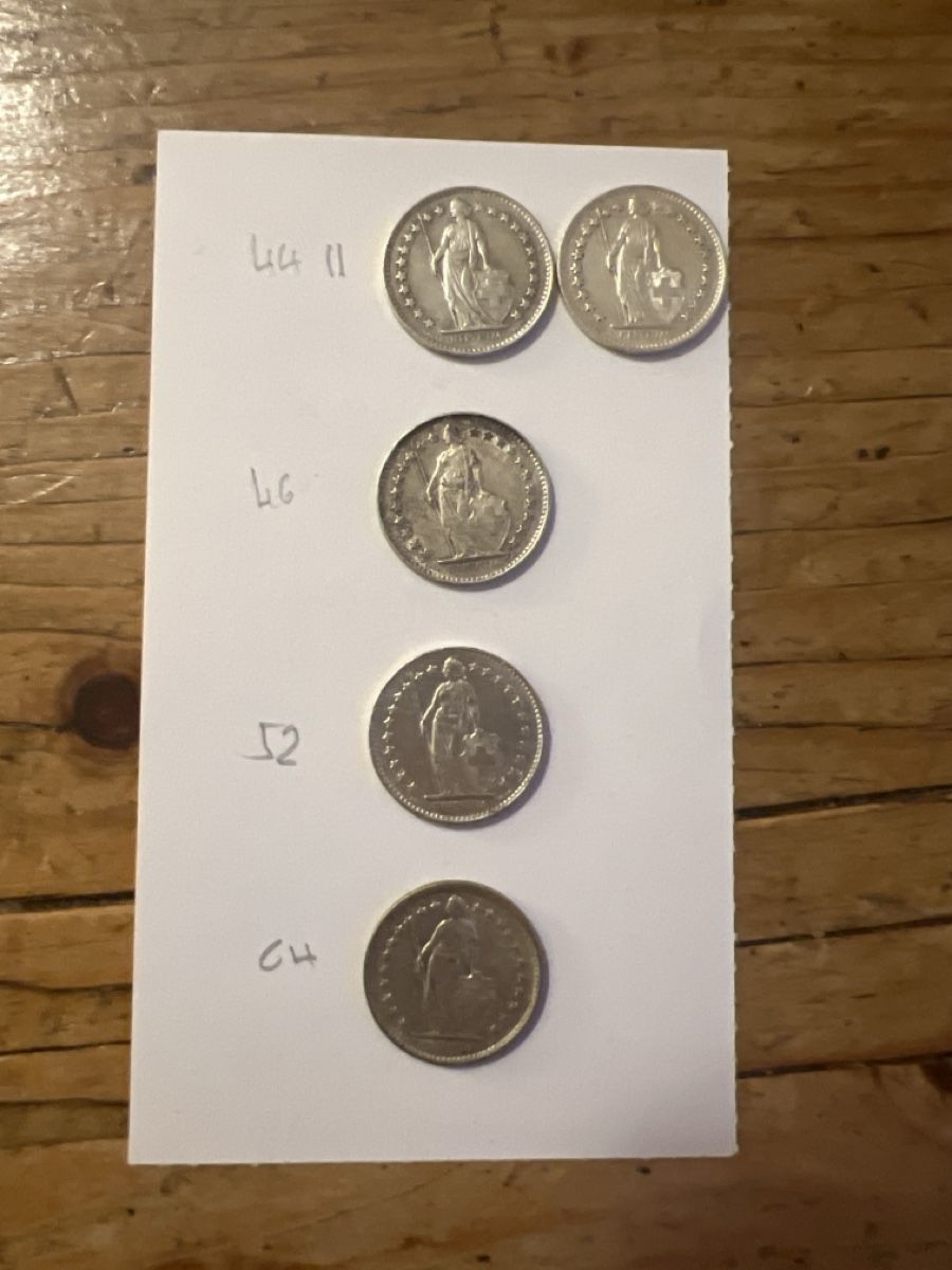 Tutti le monete: 50 Rappenstück – Usato da Hittnau venduto da BrigitteM8335 1