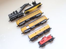 6 x US Lok/Güterwagen Set - schöne Modelle - Spur N