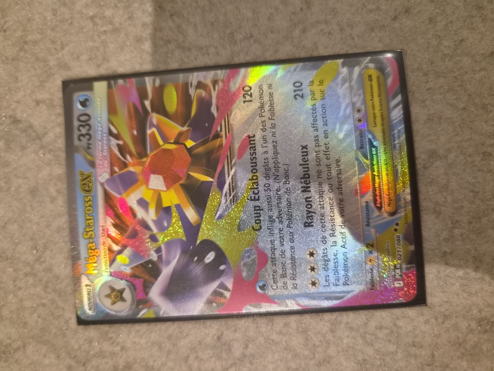Pokémon Carte collezionabili: Mega-Staross Ex 021/088 – Nuovo (secondo la descrizione) da Les Acacias venduto da S.Vieira