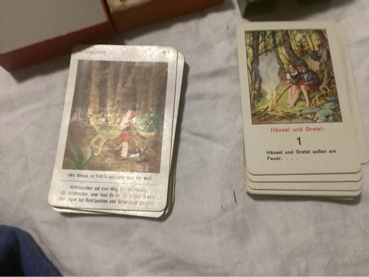 Spiele: 2 ALTE MÄRCHEN QUARTETT – Gebraucht aus Münchenstein von NoSu98 1