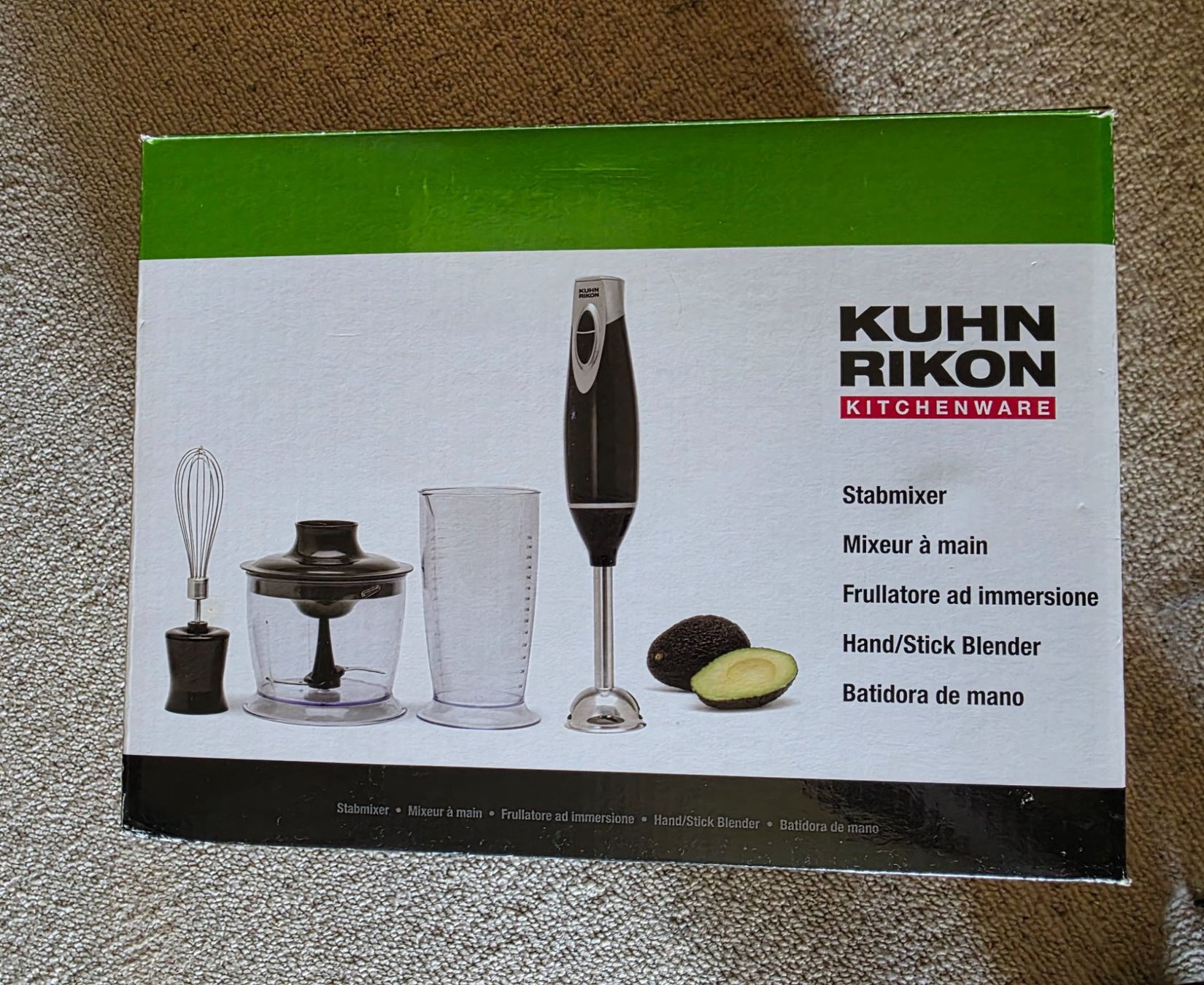 Kuhn Elettrodomestici da cucina: Kuhn Rikon Stabmixer mit Zubehör – Usato da Richterswil venduto da Rem2011 2