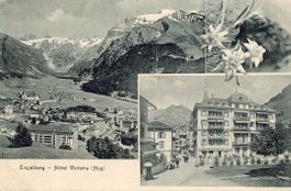 Engelberg  OW   mit Hôtel VICTORIA  (Hug)       um 1904