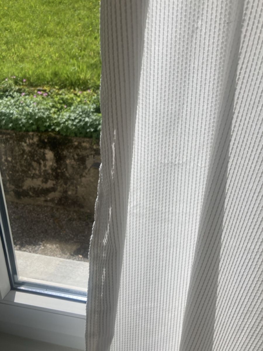 Vorhänge: Vorhang weiss mit Textur – Neu (gemäss Beschreibung) aus Luzern von JasFel