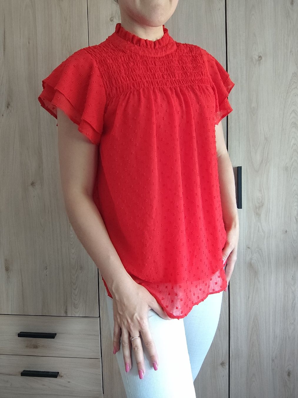 Chemisiers: Rothy Perkins Red Blouse Size 38 EU new – D'occasion à Mägenwil par VintageGirly 3