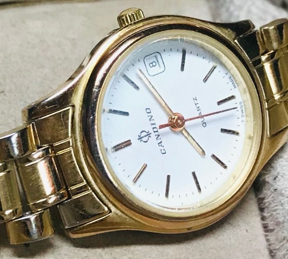 Candino Uhren: Candino Goldfarben Quartz Swiss Made – Gebraucht aus Untersiggenthal von TimeandShine 2