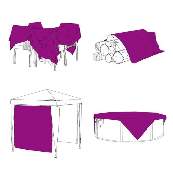 Coperture: Transparente Plane mit Ösen 5x10 m PVC – Nuovo e nell'imballaggio originale da Bühler venduto da DealHaus_Ostschweiz 4