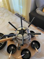 Fondue Chinose Set, Top Zustand, inkl. Tellern und Gabeln