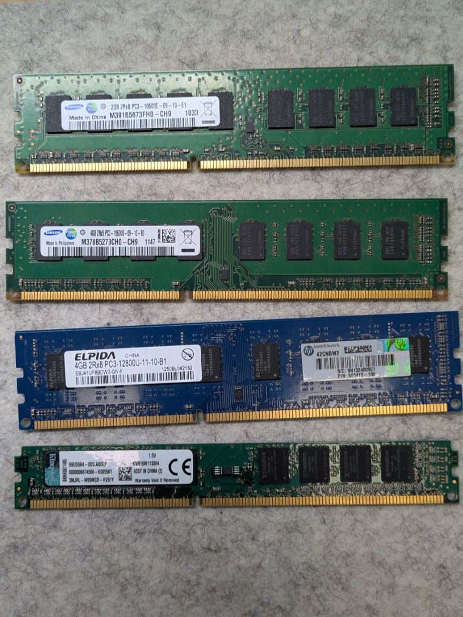 Memoria / RAM: Diverses DDR3 RAM  (2GB, 4GB - Module) – Usato da Sargans venduto da Tht