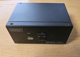 Digitus KVM Switch 2 Port dual Display 4k Hdmi