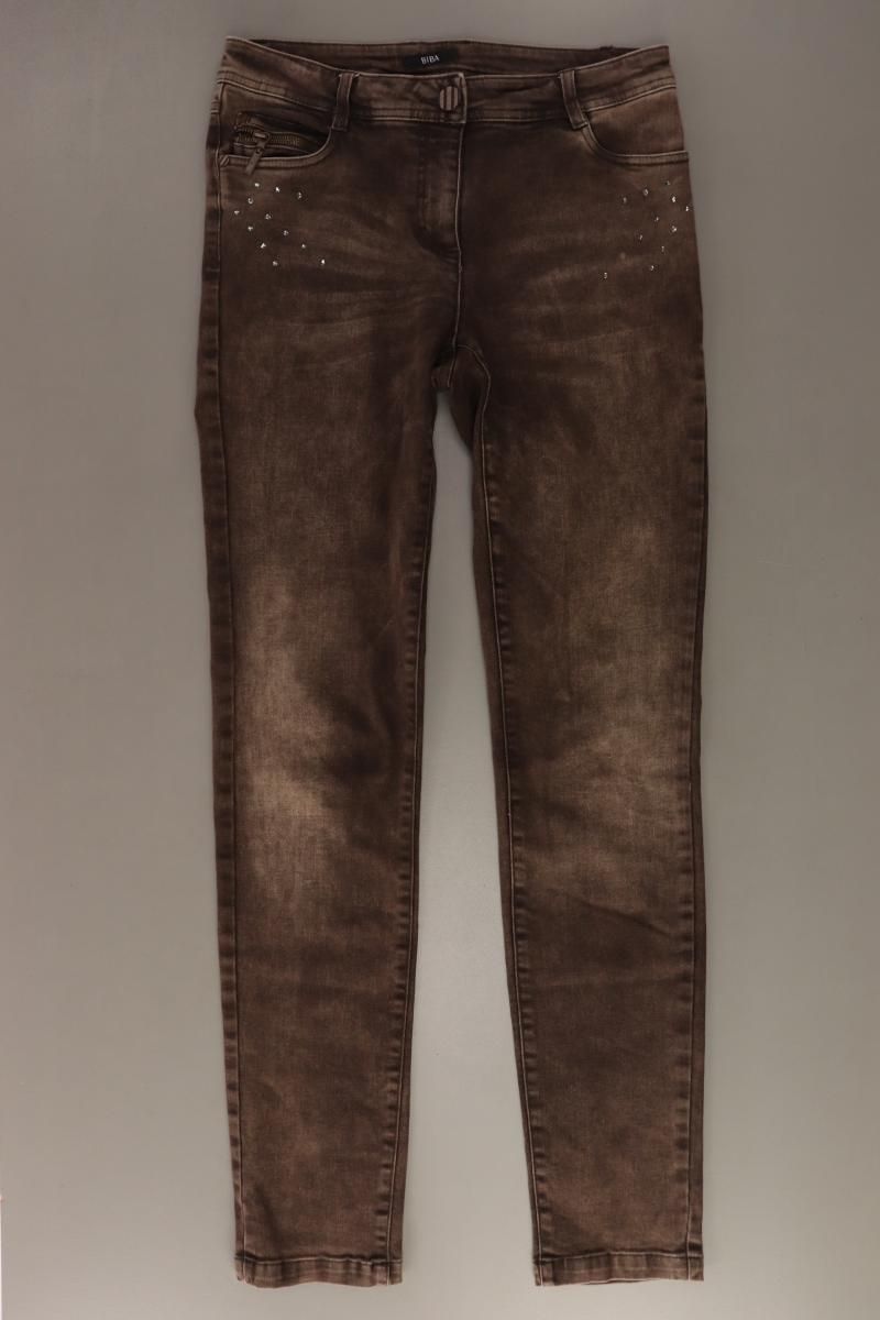 Jeans: Biba Straight Jeans Gr. 34 braun – Gebraucht aus Neustadt an der Waldnaab von SecondLifeFashion
