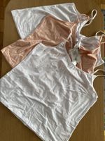 3er Pack Damen Top XL/50 Neu weiss rosa