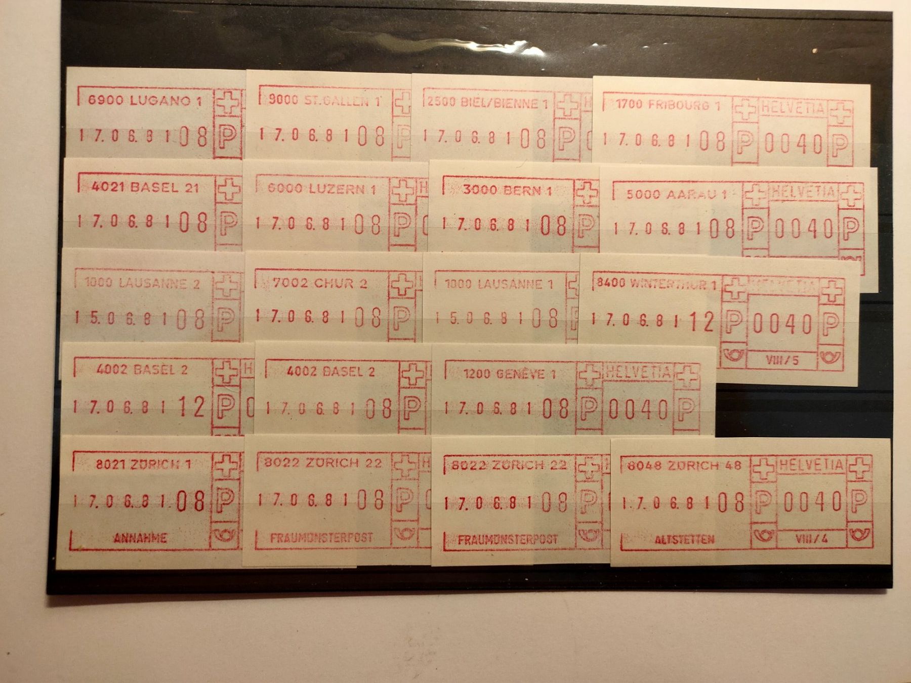 Alle Briefmarken: Alte Schweizer Post Stempel - Einzigartige Sammlung aus d... – Neu (gemäss Beschreibung) aus Zürich von Joer