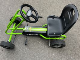 Go-Kart Tretauto Hauck Lightning grün in sehr gutem Zustand